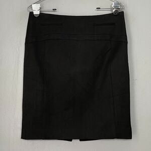 Express Womens Size 4 Black Stretch Pencil Skirt Corpcore Career Dark Office Y2K